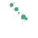 green paint splat