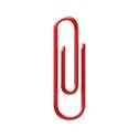 red paper clip