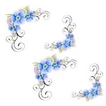 Blue Flower Theme