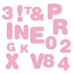 Pink  Alphabets