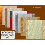 Bordered Paper Pack #2