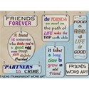 Friends Word Art Cover