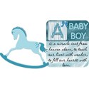 Assorted Baby Boy Word Art - 03