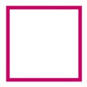  square fuschia pink