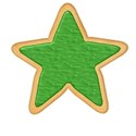 jss_christmascookies_sugar cookie star green