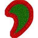 TCasey Green on Red Symbol Comma