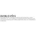 Memories Definition