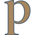 lowercase p