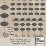 Birth Month Hangers