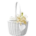 basket flowergirl yellow