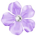 silk flower diamond 01 purple