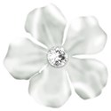 silk flower diamond 01 white