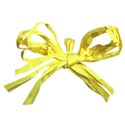 bow raffia 01 yellow