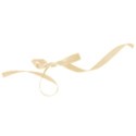 ribbon bow 04 ivory