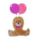 Dark pink party bear