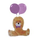 mauve party bear