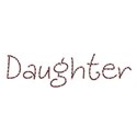 Word Art - Daughter