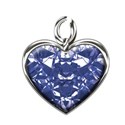 blue heart charm