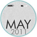 Circle date tag MAY