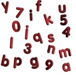 Red Alphabets 