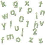 Green dot Alphabets 