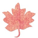 Pink Polka Leaf 2