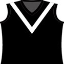 footy top - magpies