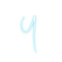 Cyan-Lowercase-y