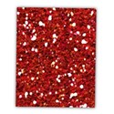 block paper red glitter