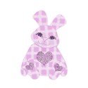 lilac bunny vector_vectorized