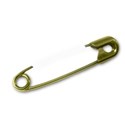 gold safety pin
