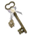 gold lock and key