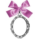 medallion bow pink