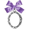 medallion bow purple