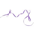 ribbon double purple