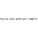 words plant garden happiness