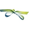 blue-green ribbon