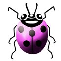 light pink lady bug