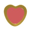 heart frame mustard