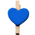 blue heart peg