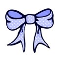 blue bow