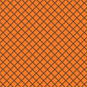 tangerine and brown criss cross 6 x 6 square