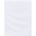 lined paper white