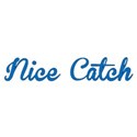 text nice catch blue