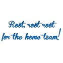 text root for the home team blue