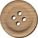 wooden button