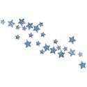 stars spread blue