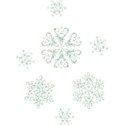 Glitter Snowflakes 02