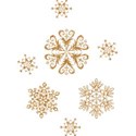 Glitter Snowflakes 01