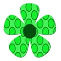 green flower